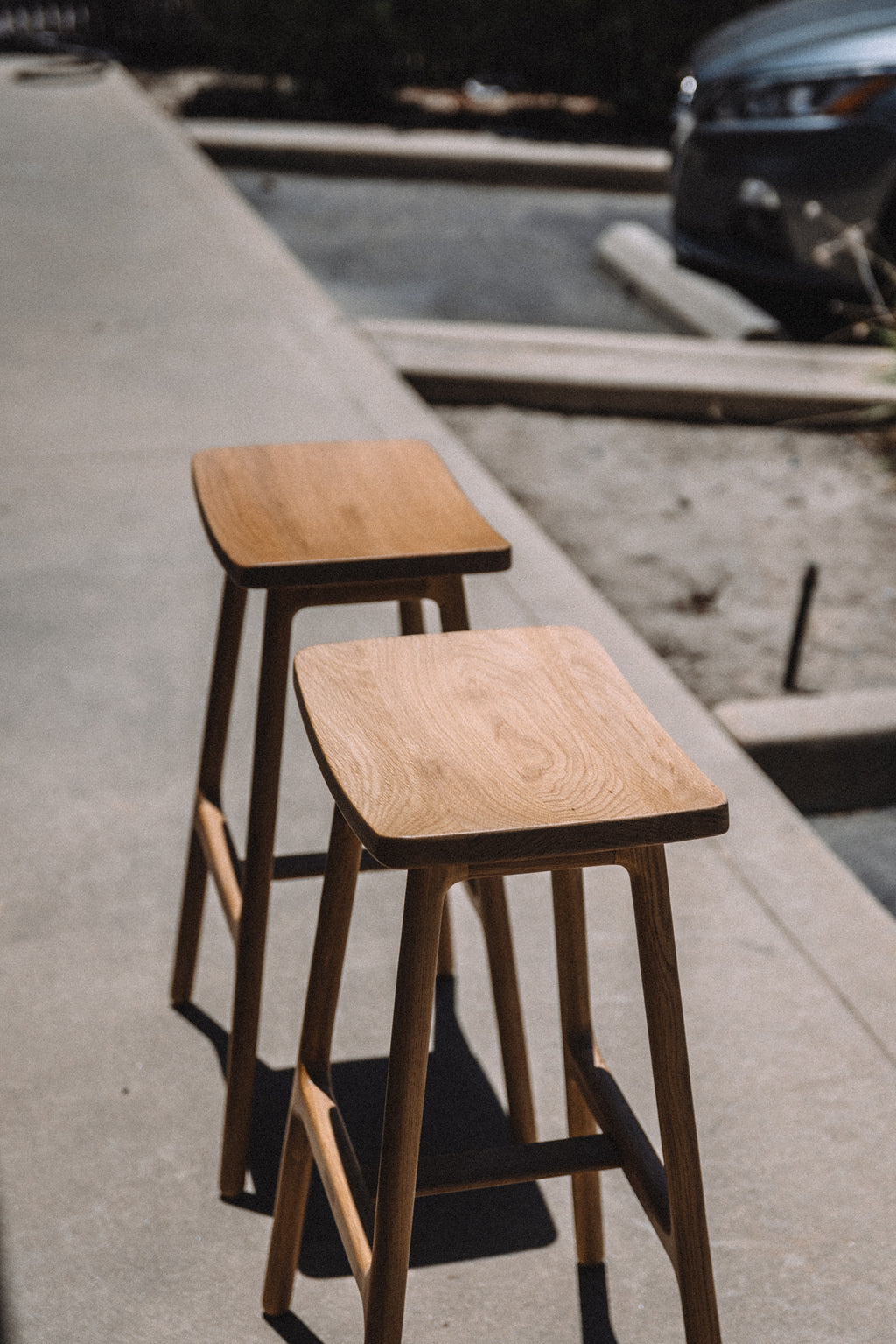 Article Esse Counter Stool - Light Oak (Set of 4)
