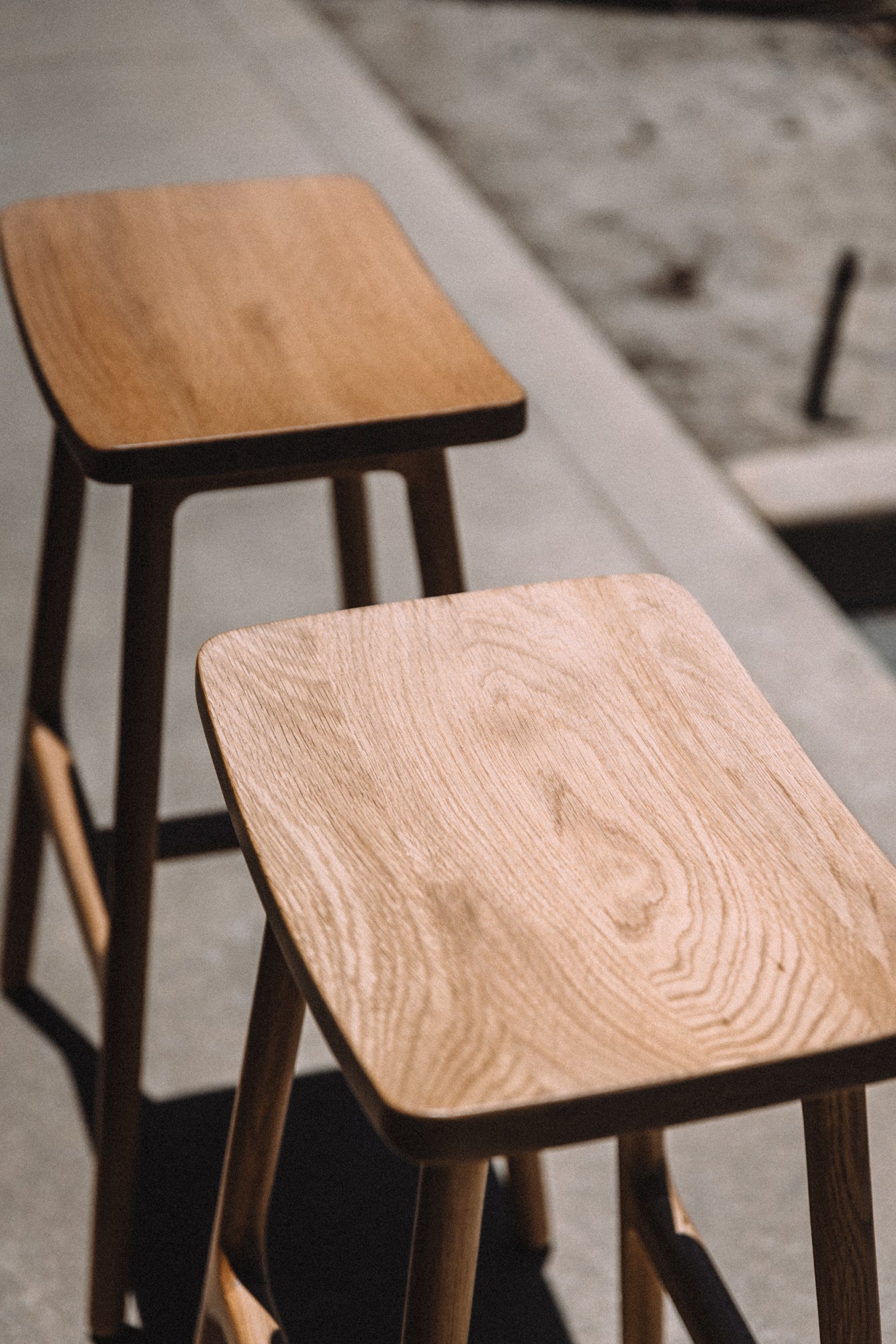 Article Esse Counter Stool - Light Oak (Set of 4)