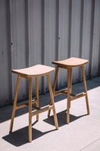 Article Esse Counter Stool - Light Oak (Set of 4)