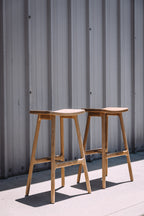 Article Esse Counter Stool - Light Oak (Set of 4)