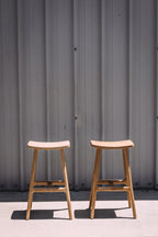 Article Esse Counter Stool - Light Oak (Set of 4)