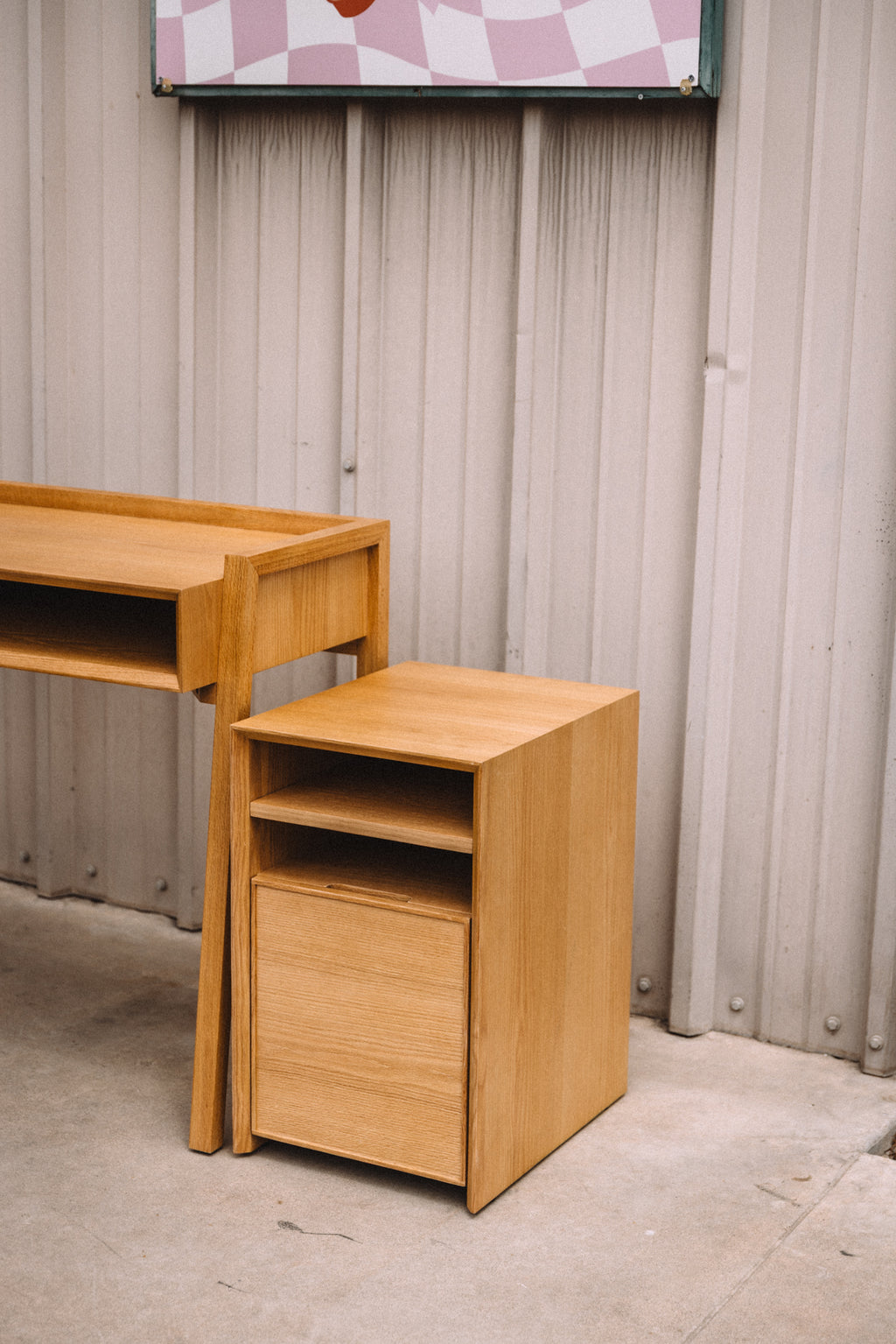 Article Fantol 14.5" File Cabinet - Natural Oak