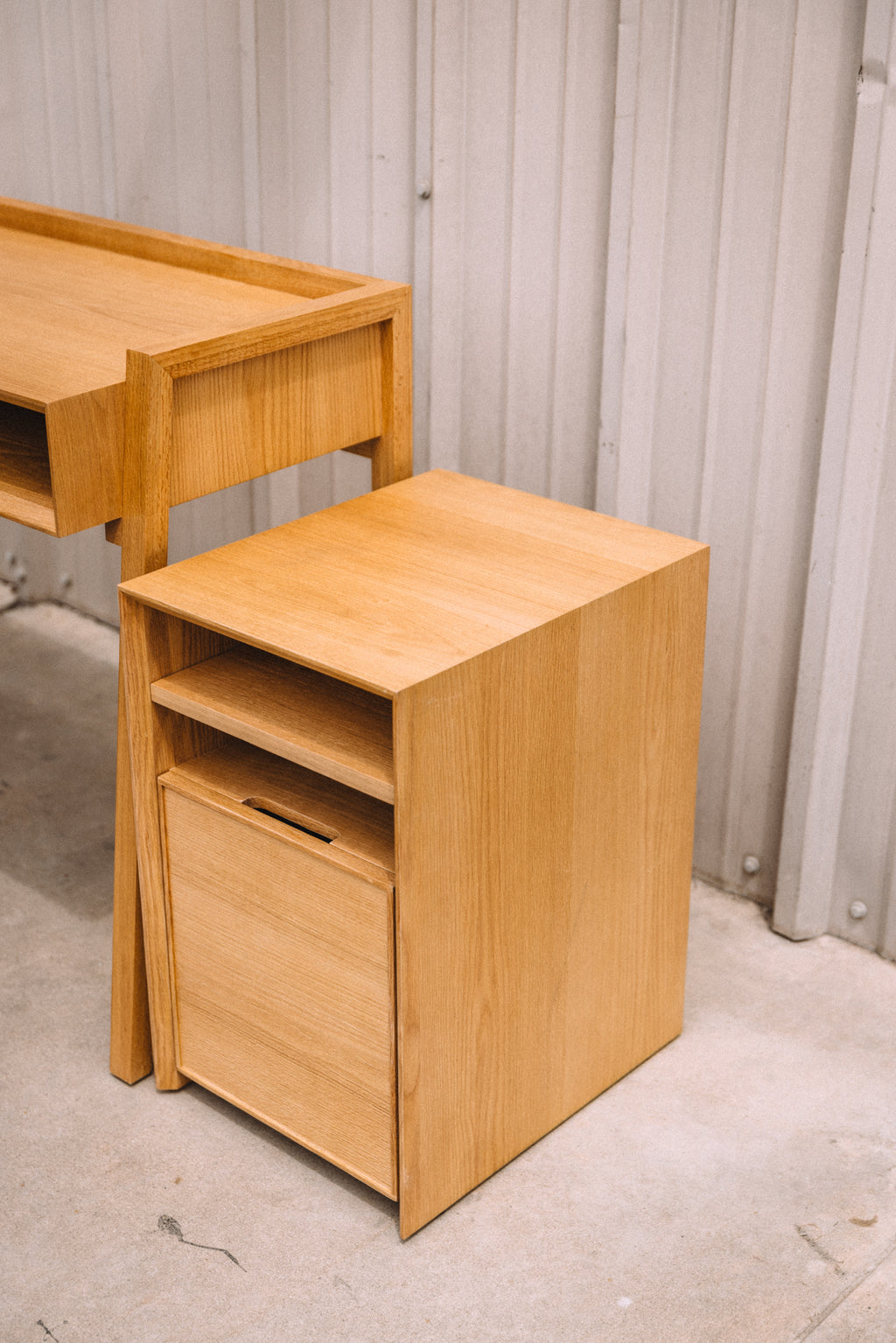 Article Fantol 14.5" File Cabinet - Natural Oak