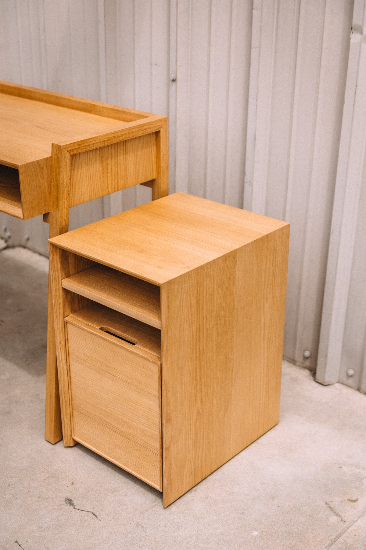 Article Fantol 14.5" File Cabinet - Natural Oak