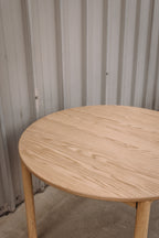 Article Heidi 42" Round Dining Table - White Oak