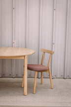 Article Heidi 42" Round Dining Table - White Oak