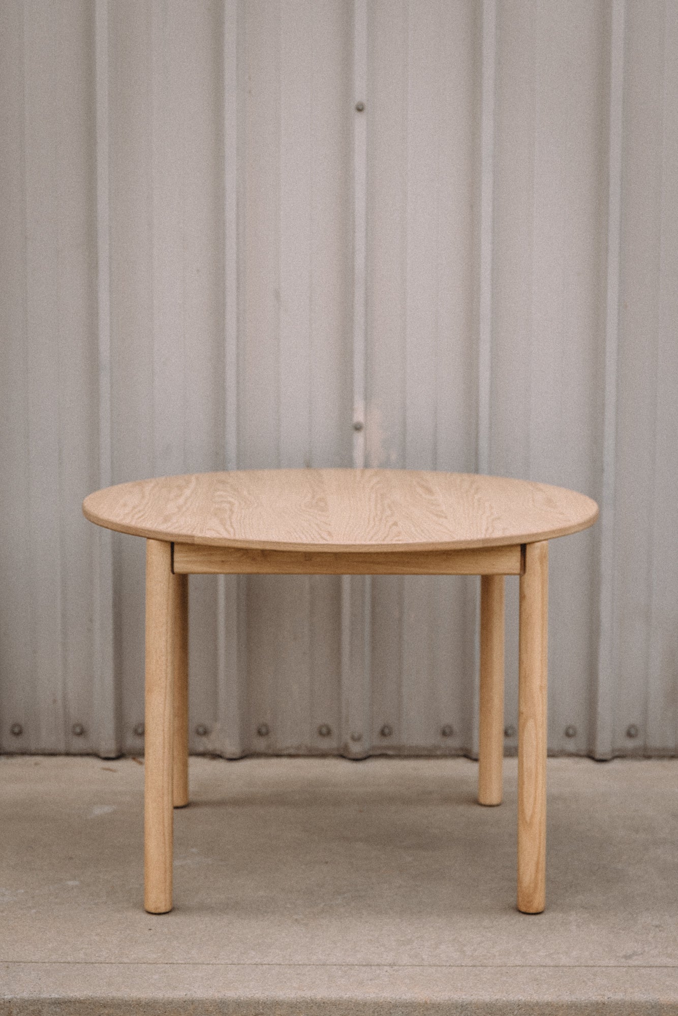 Article Heidi 42" Round Dining Table - White Oak