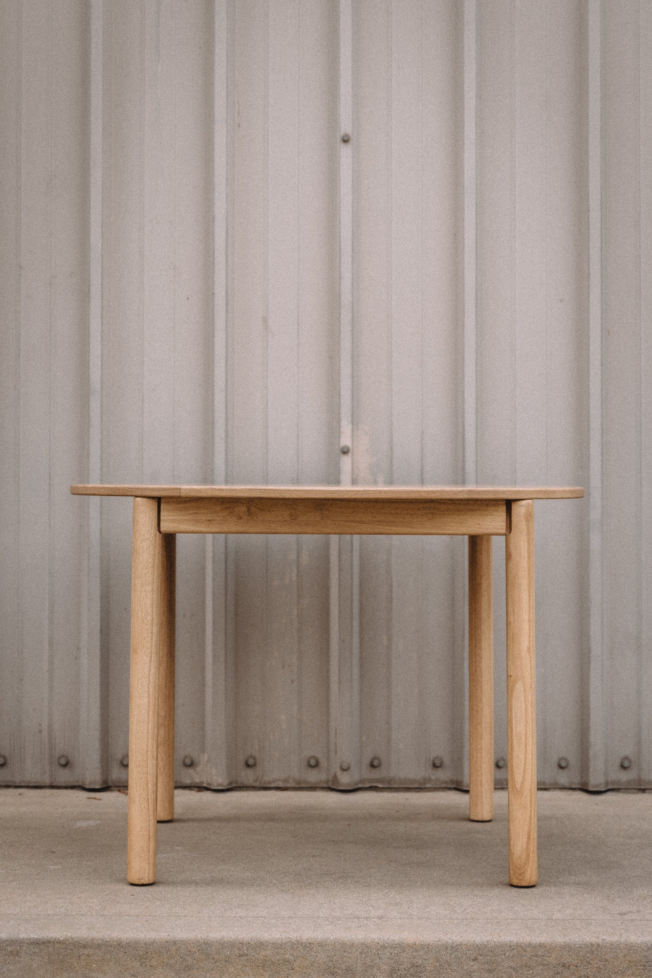 Article Heidi 42" Round Dining Table - White Oak