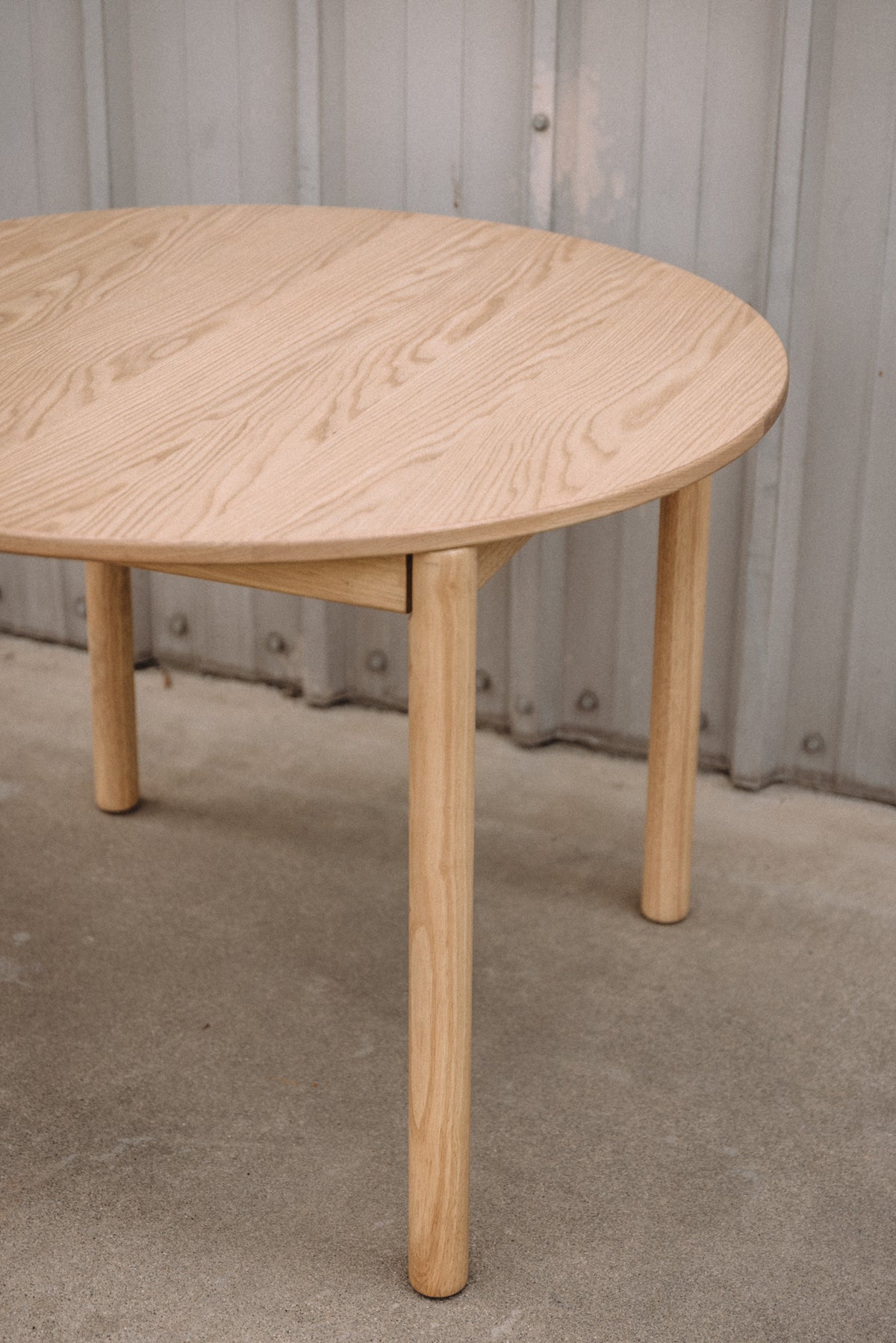 Article Heidi 42" Round Dining Table - White Oak