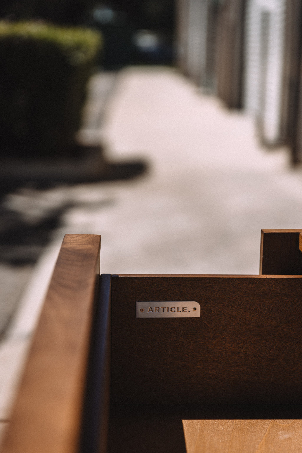 Article Kouva 2-Drawer Nightstand Smoked Oak
