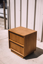 Article Kouva 2-Drawer Nightstand Smoked Oak