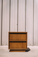 Article Kouva 2-Drawer Nightstand Smoked Oak