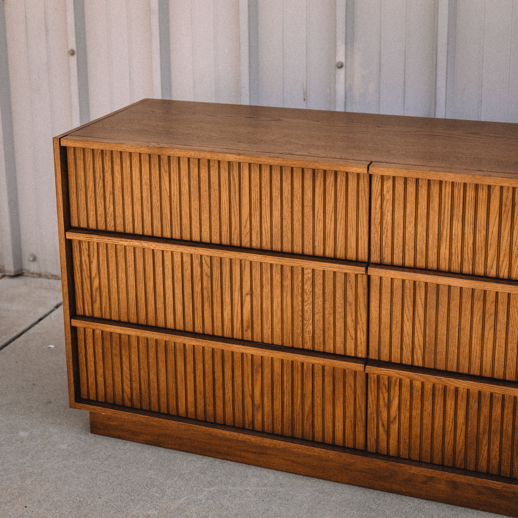 Article Kouva 6-Drawer Dresser - Smoked Oak