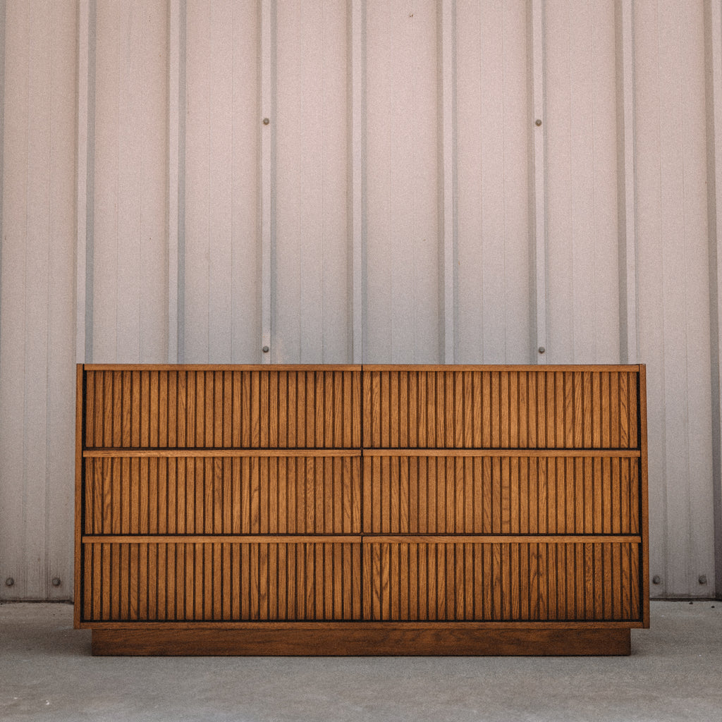 Article Kouva 6-Drawer Dresser - Smoked Oak