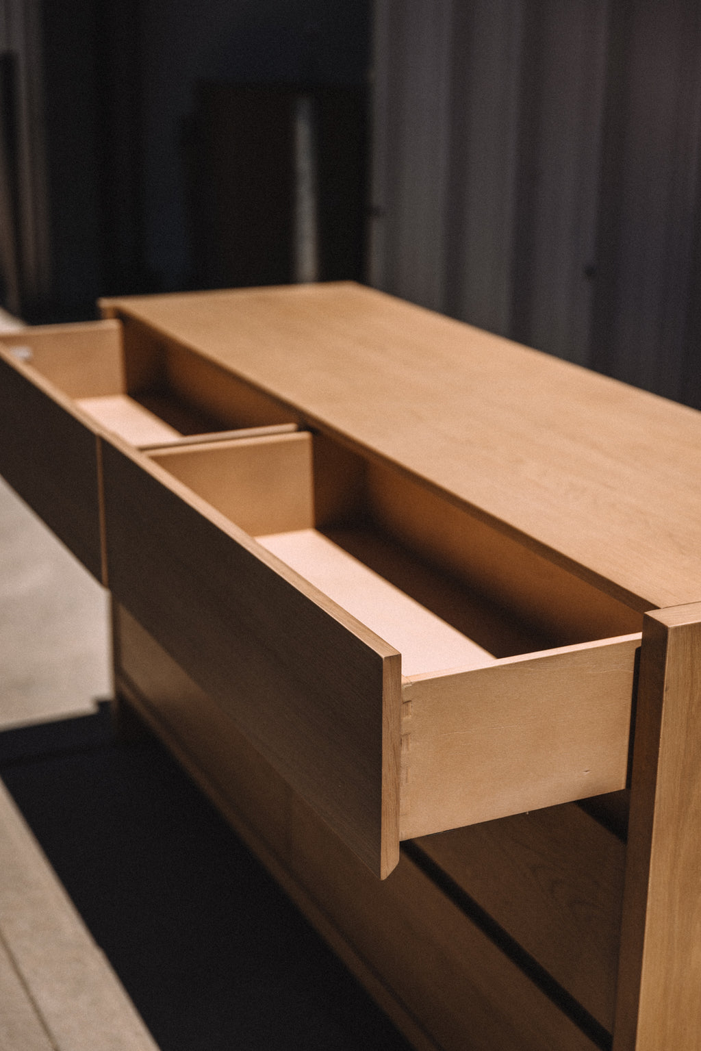 Article Leif 6-Drawer Double Dresser - White Oak