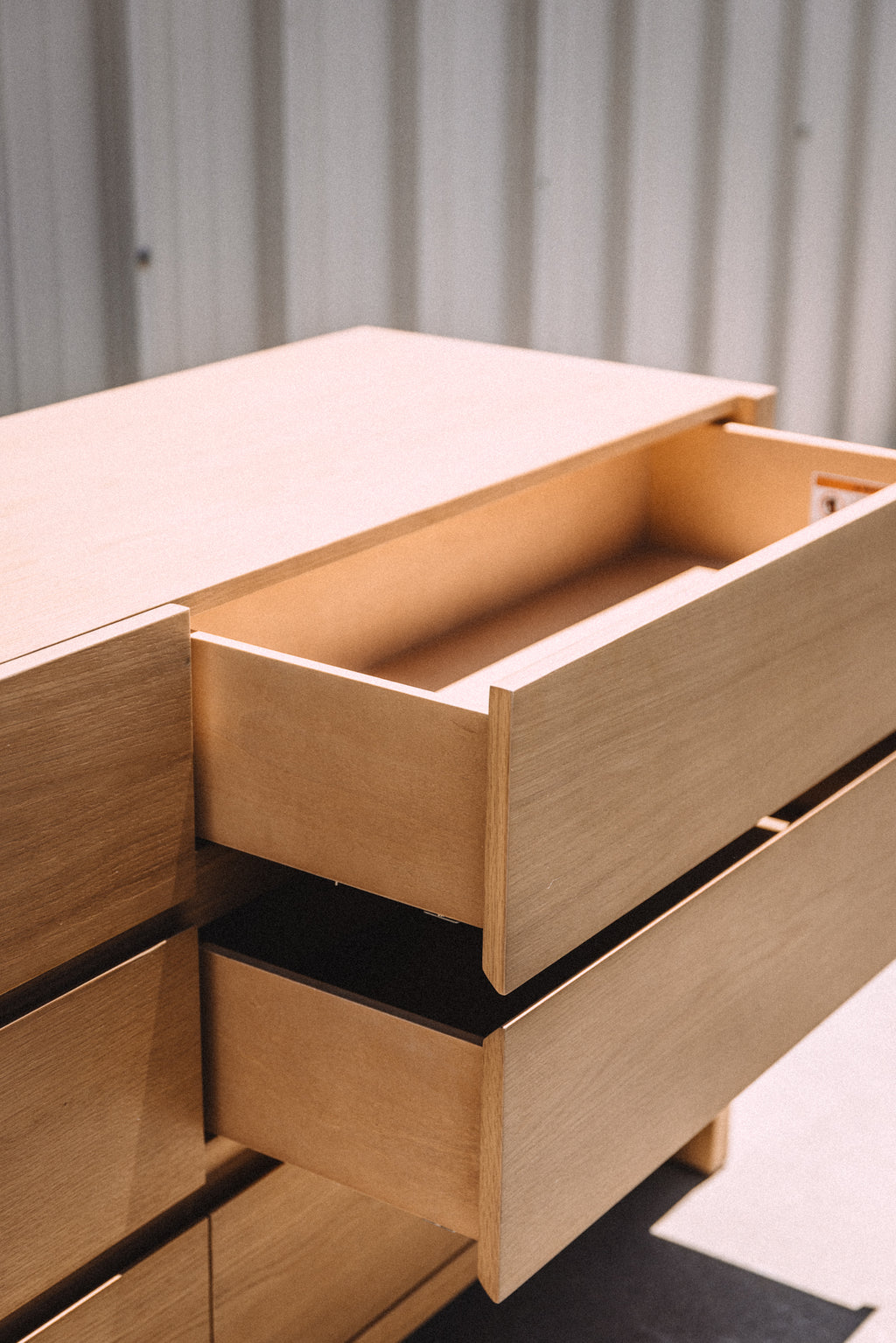 Article Leif 6-Drawer Double Dresser - White Oak