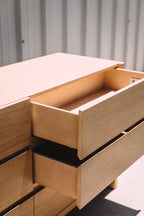 Article Leif 6-Drawer Double Dresser - White Oak