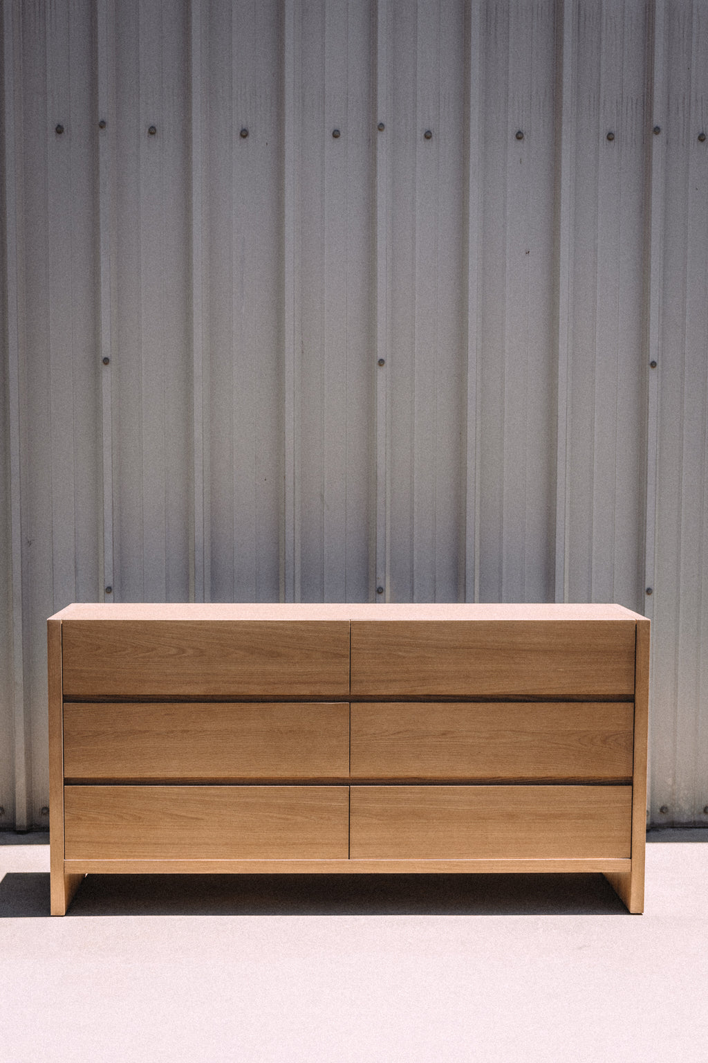 Article Leif 6-Drawer Double Dresser - White Oak