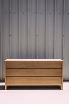 Article Leif 6-Drawer Double Dresser - White Oak
