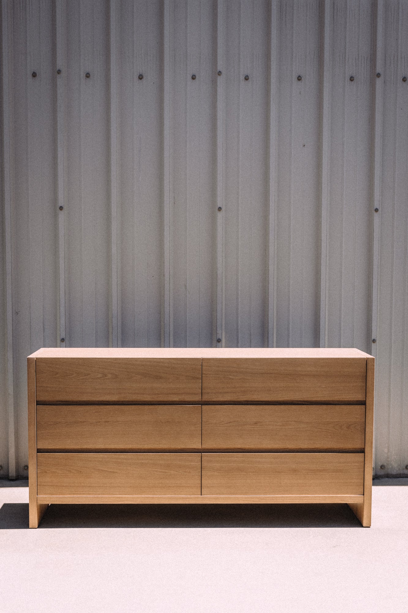 Article Leif 6-Drawer Double Dresser - White Oak