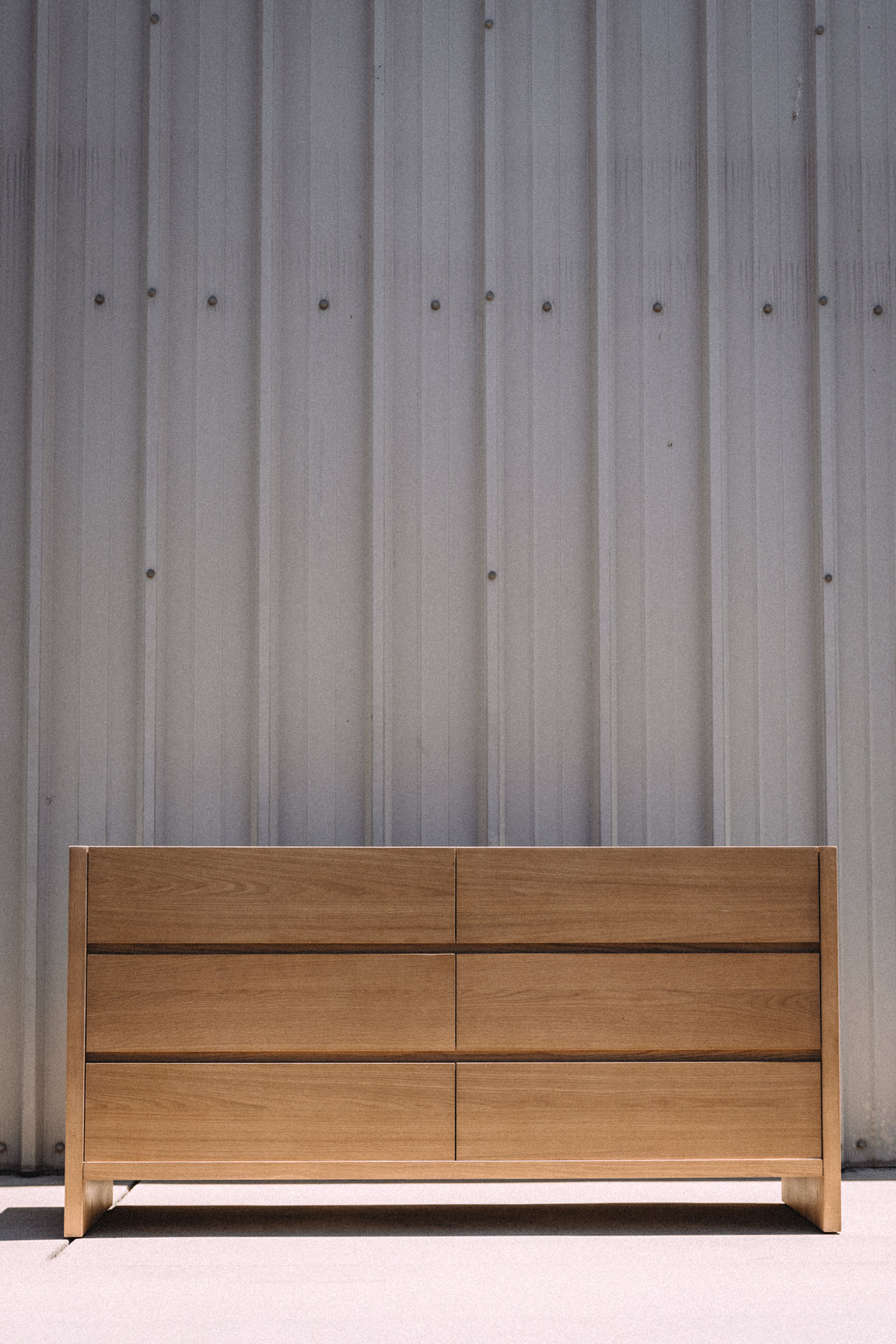 Article Leif 6-Drawer Double Dresser - White Oak