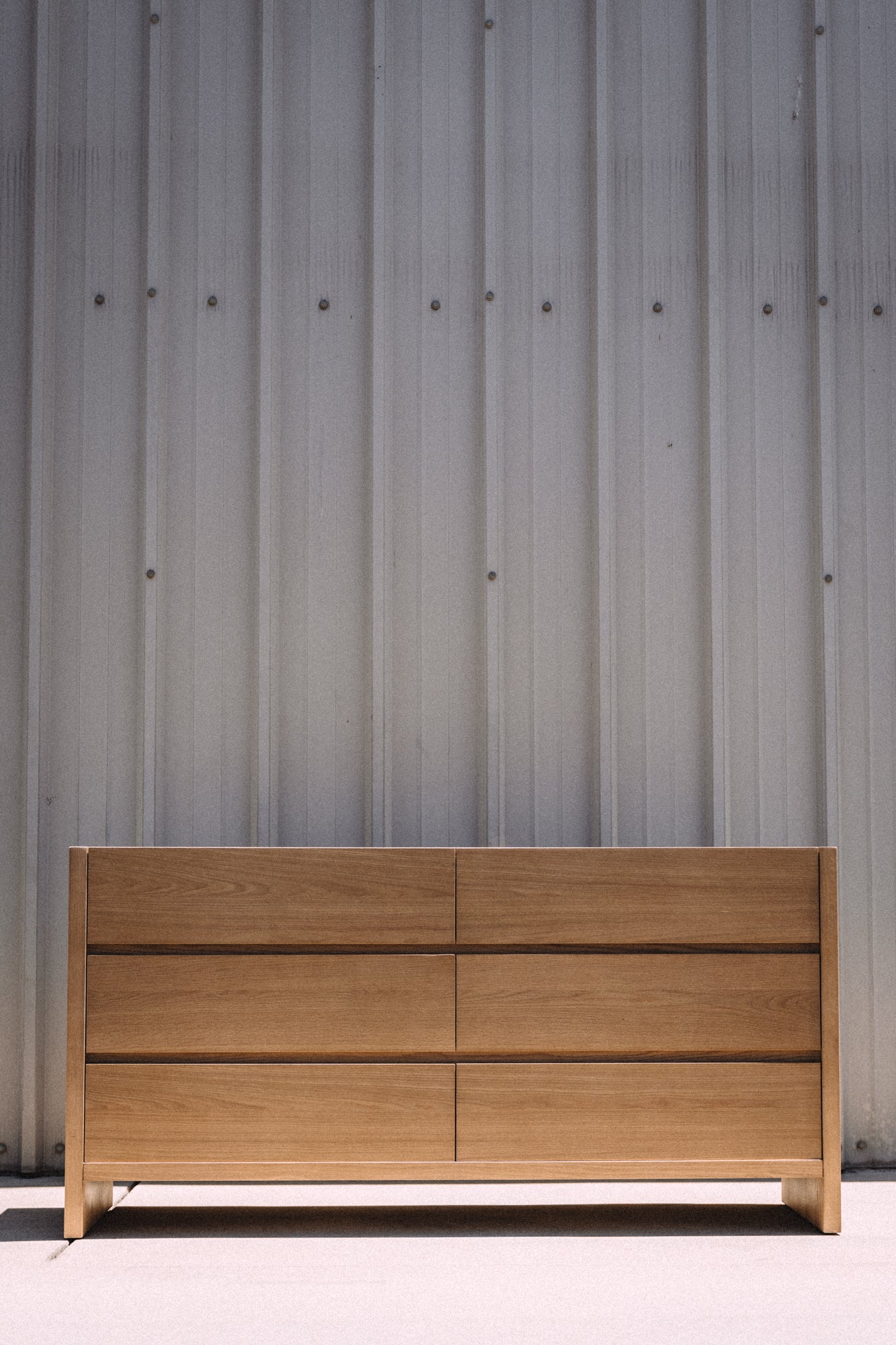 Article Leif 6-Drawer Double Dresser - White Oak