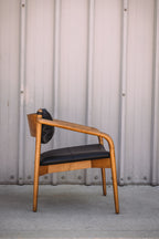 Article Lento 25" Leather Lounge Chair - Black