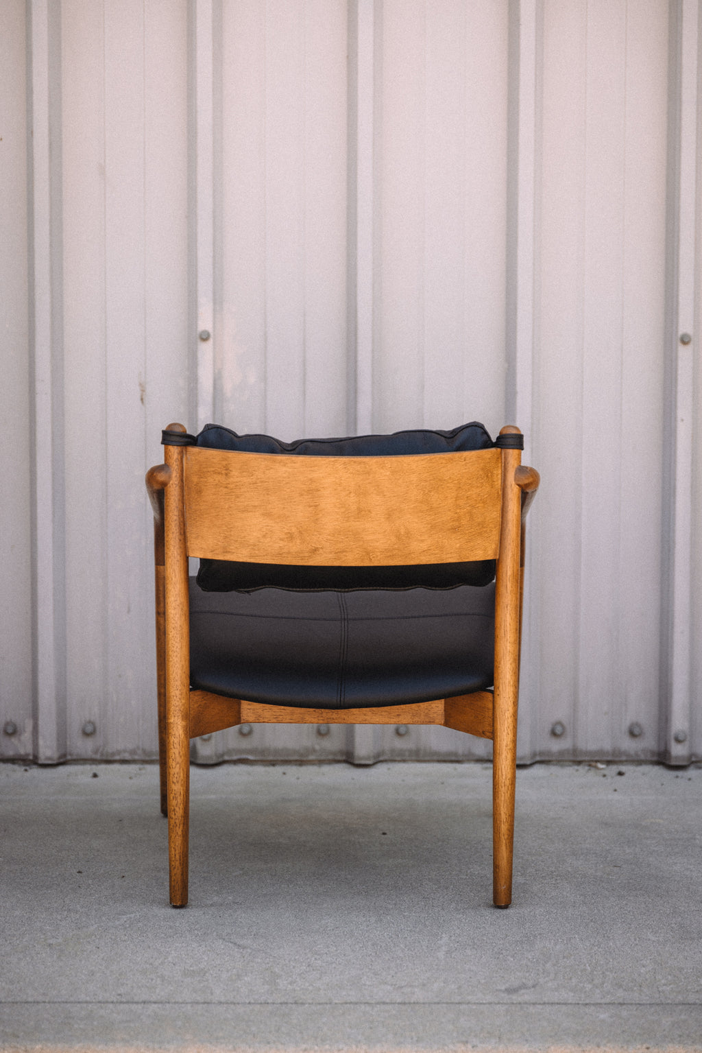 Article Lento 25" Leather Lounge Chair - Black