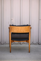 Article Lento 25" Leather Lounge Chair - Black