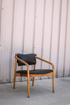 Article Lento 25" Leather Lounge Chair - Black