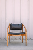 Article Lento 25" Leather Lounge Chair - Black