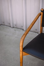 Article Lento 25" Leather Lounge Chair - Black