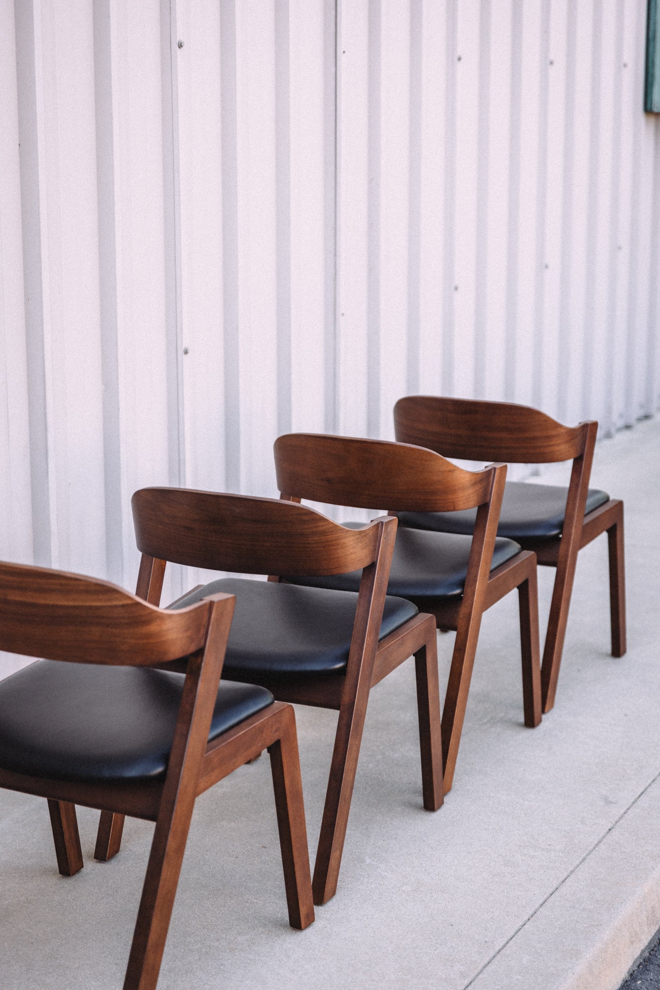 Article Meja Leather Dining Chairs (Set of 4)