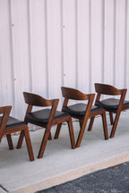 Article Meja Leather Dining Chairs (Set of 4)