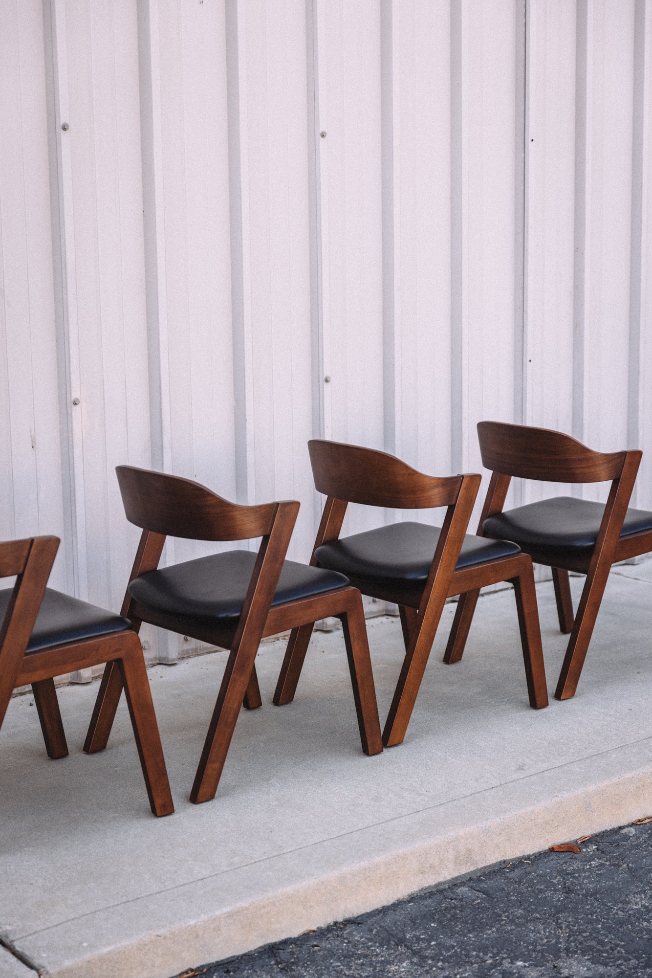 Article Meja Leather Dining Chairs (Set of 4)