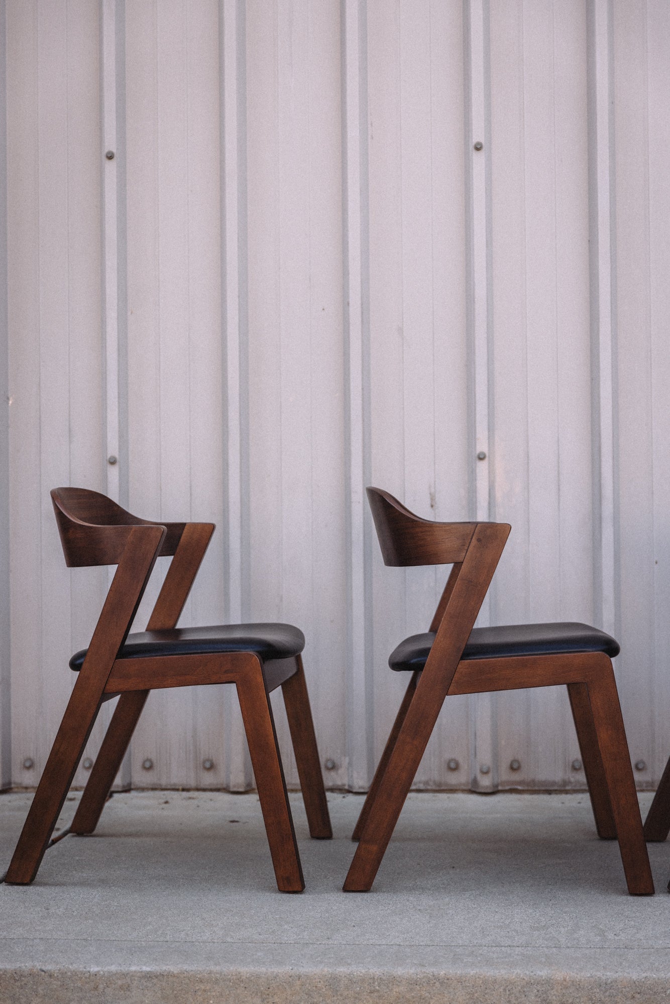 Article Meja Leather Dining Chairs (Set of 4)