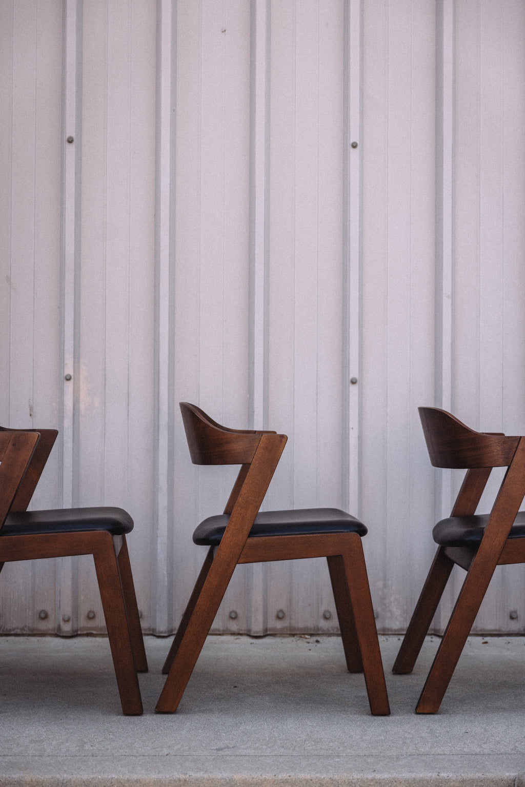 Article Meja Leather Dining Chairs (Set of 4)