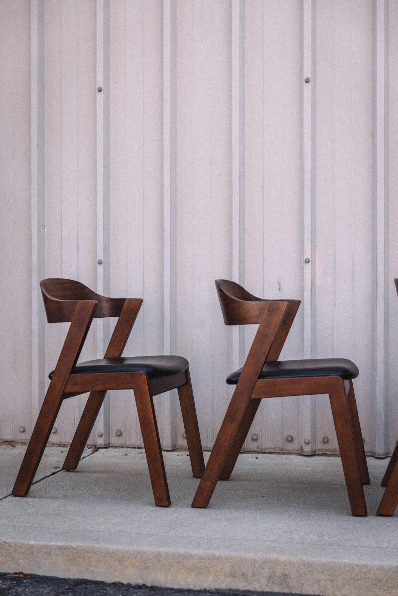 Article Meja Leather Dining Chairs (Set of 4)