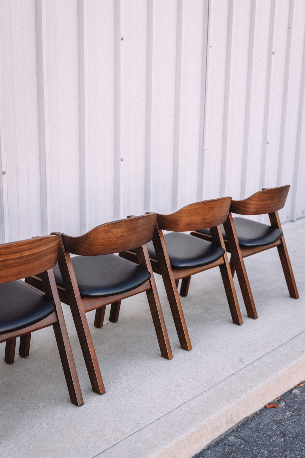 Article Meja Leather Dining Chairs (Set of 4)