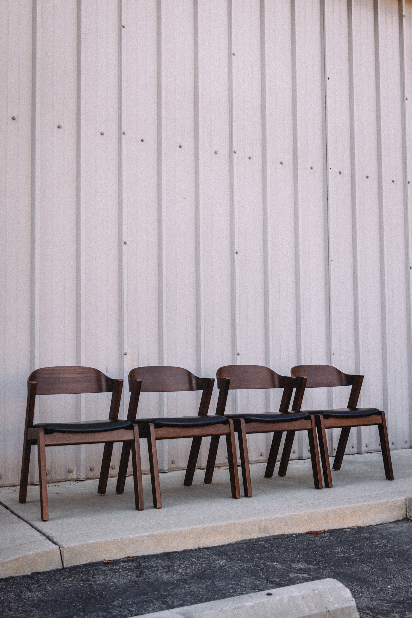 Article Meja Leather Dining Chairs (Set of 4)