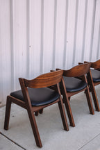 Article Meja Leather Dining Chairs (Set of 4)