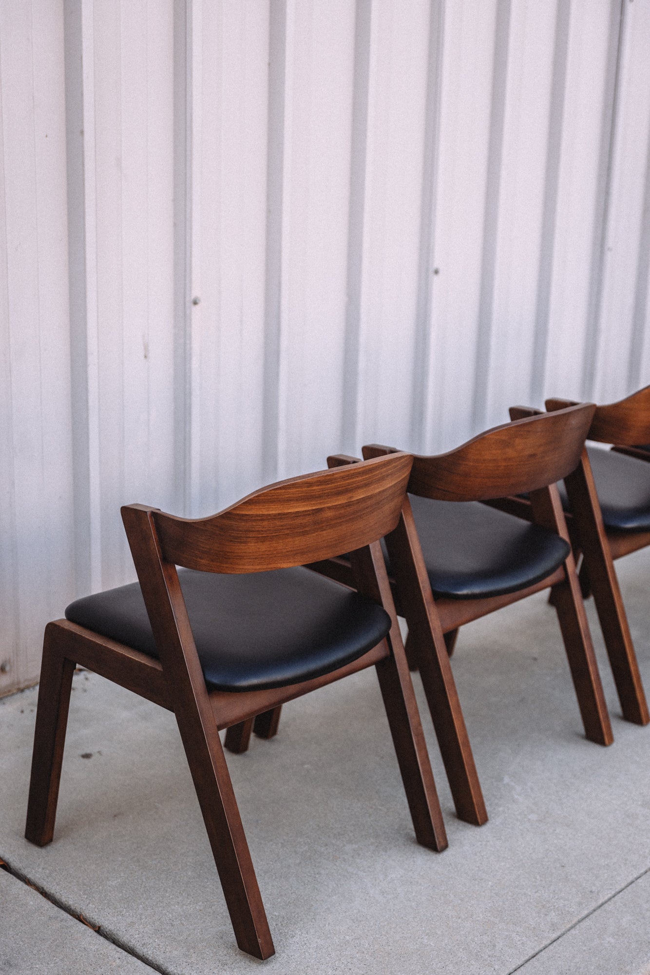 Article Meja Leather Dining Chairs (Set of 4)