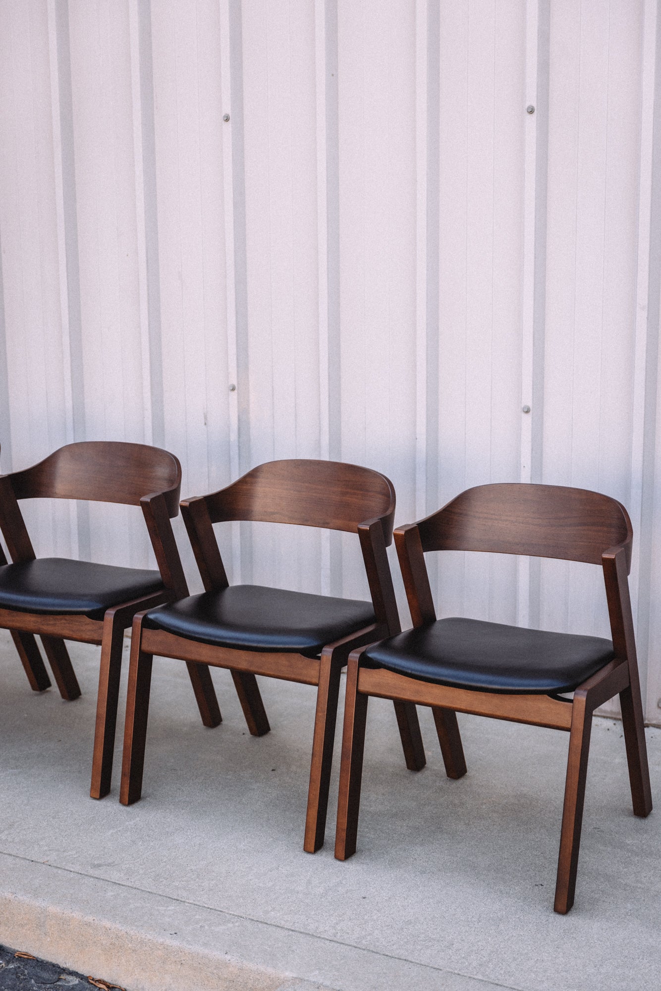 Article Meja Leather Dining Chairs (Set of 4)