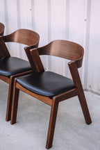 Article Meja Leather Dining Chairs (Set of 4)