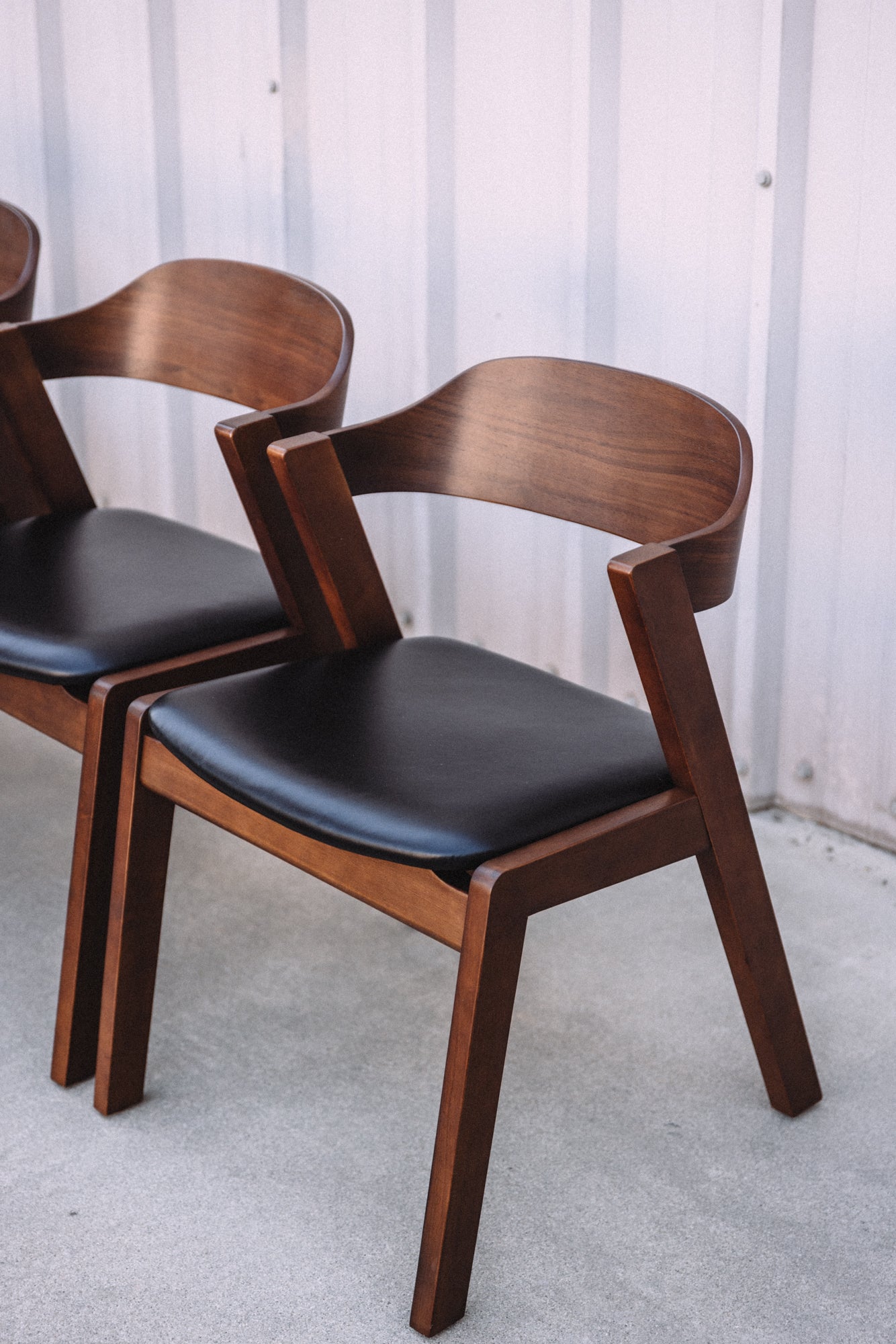 Article Meja Leather Dining Chairs (Set of 4)