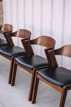 Article Meja Leather Dining Chairs (Set of 4)