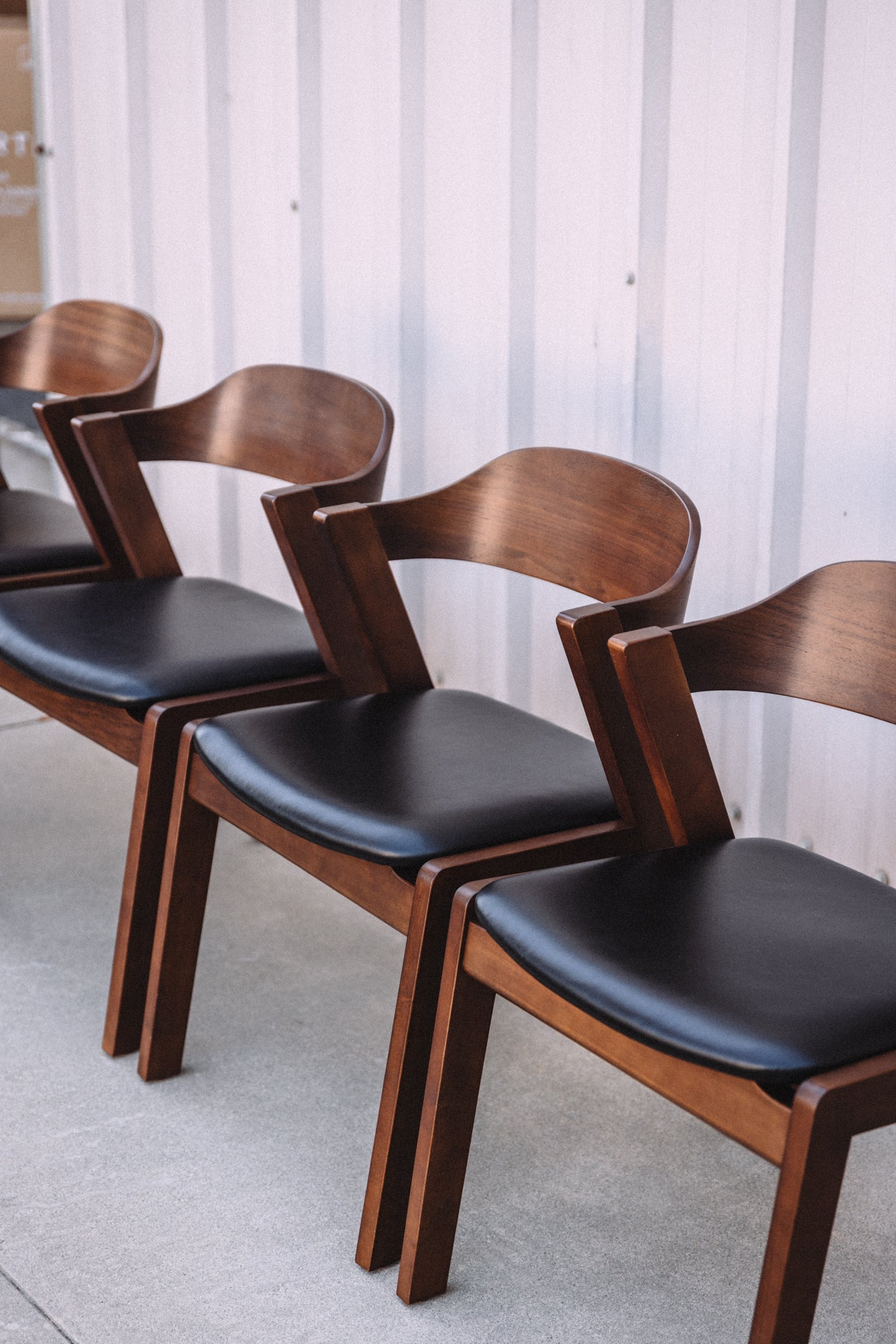 Article Meja Leather Dining Chairs (Set of 4)