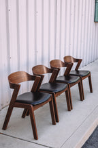 Article Meja Leather Dining Chairs (Set of 4)