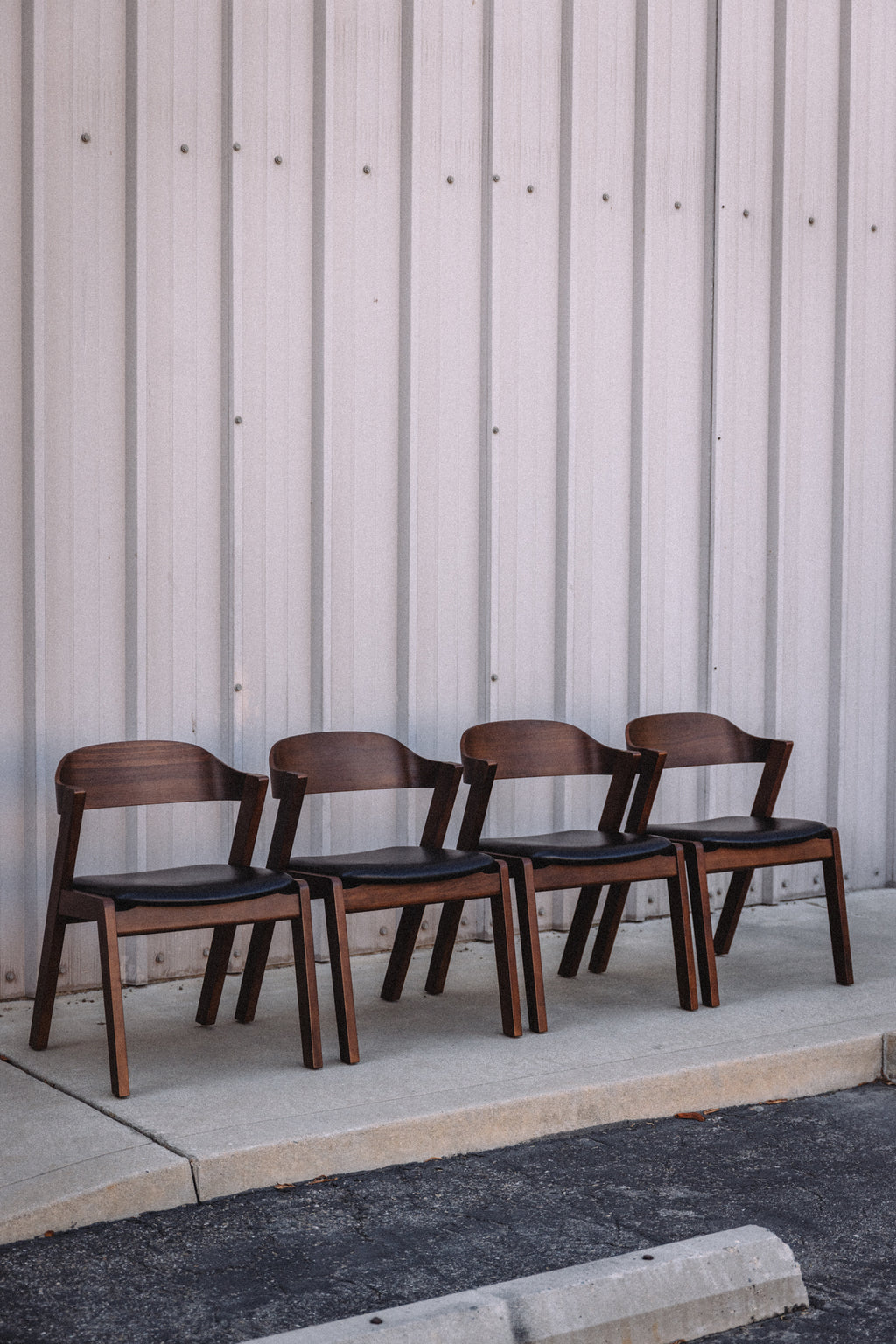 Article Meja Leather Dining Chairs (Set of 4)