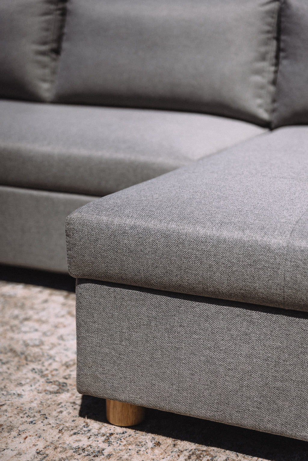 Article Nordby 104" Reversible Sleeper Sectional - Pep Gray